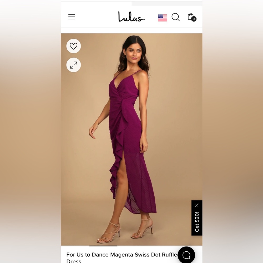 Never worn - Lulus Dress Size Medium